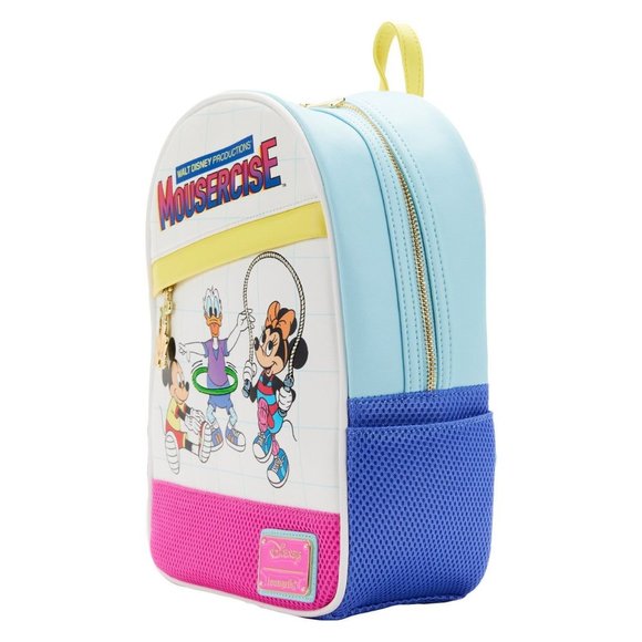 Loungefly Disney Mickey & Friends Mousercise Mini Backpack